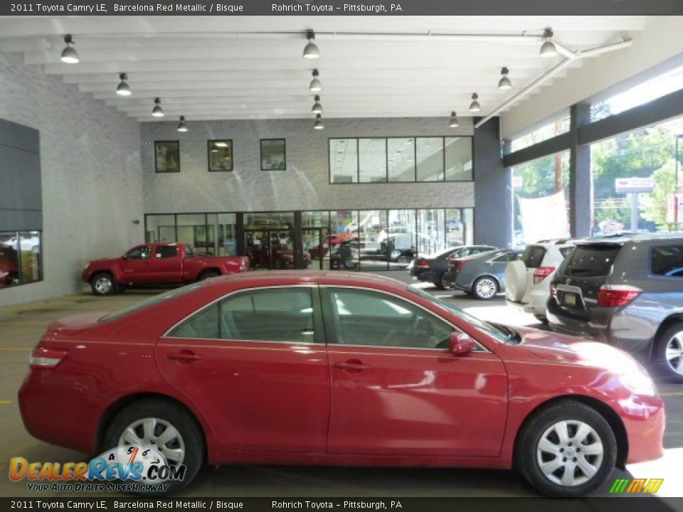 2011 Toyota Camry LE Barcelona Red Metallic / Bisque Photo #10