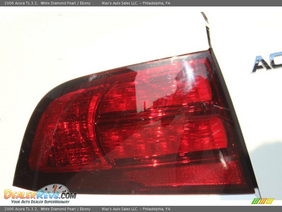 2006 Acura TL 3.2 White Diamond Pearl / Ebony Photo #30