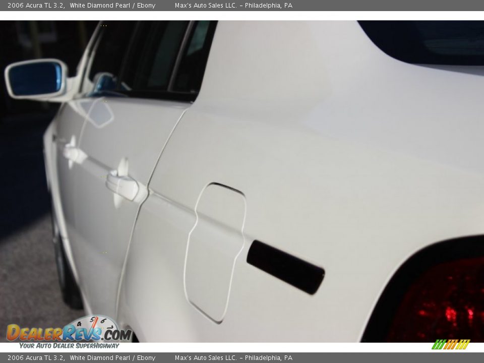 2006 Acura TL 3.2 White Diamond Pearl / Ebony Photo #33