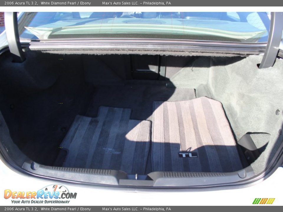 2006 Acura TL 3.2 White Diamond Pearl / Ebony Photo #34