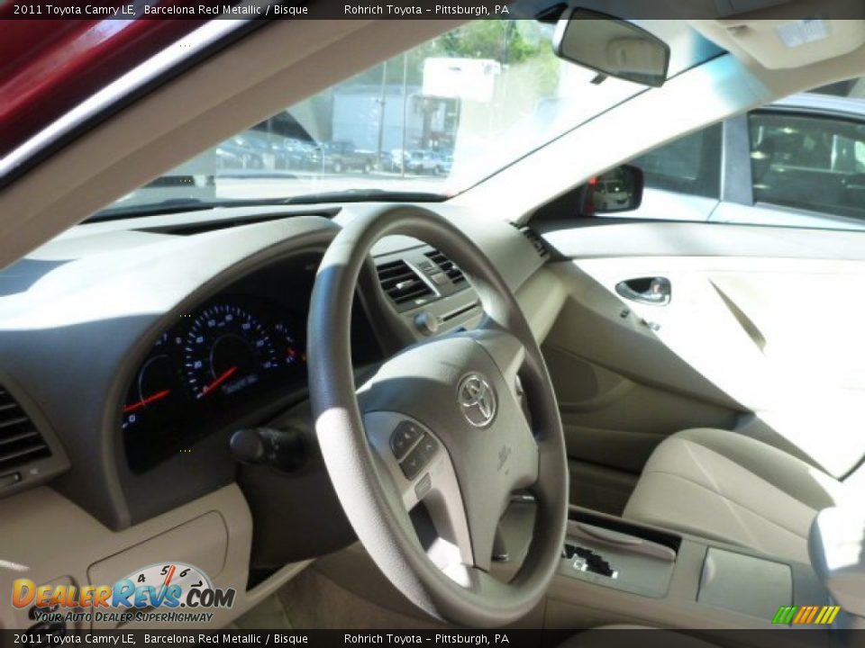 2011 Toyota Camry LE Barcelona Red Metallic / Bisque Photo #17