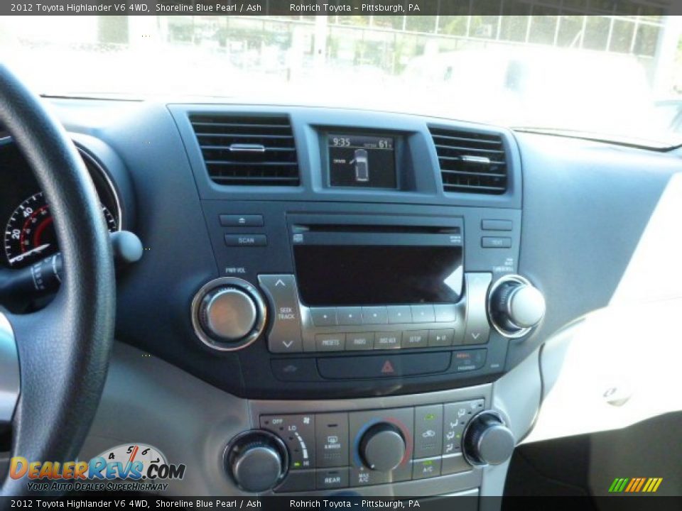 2012 Toyota Highlander V6 4WD Shoreline Blue Pearl / Ash Photo #19