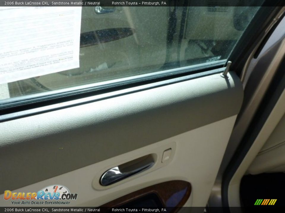 2006 Buick LaCrosse CXL Sandstone Metallic / Neutral Photo #15