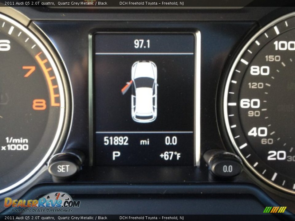 2011 Audi Q5 2.0T quattro Quartz Grey Metallic / Black Photo #24