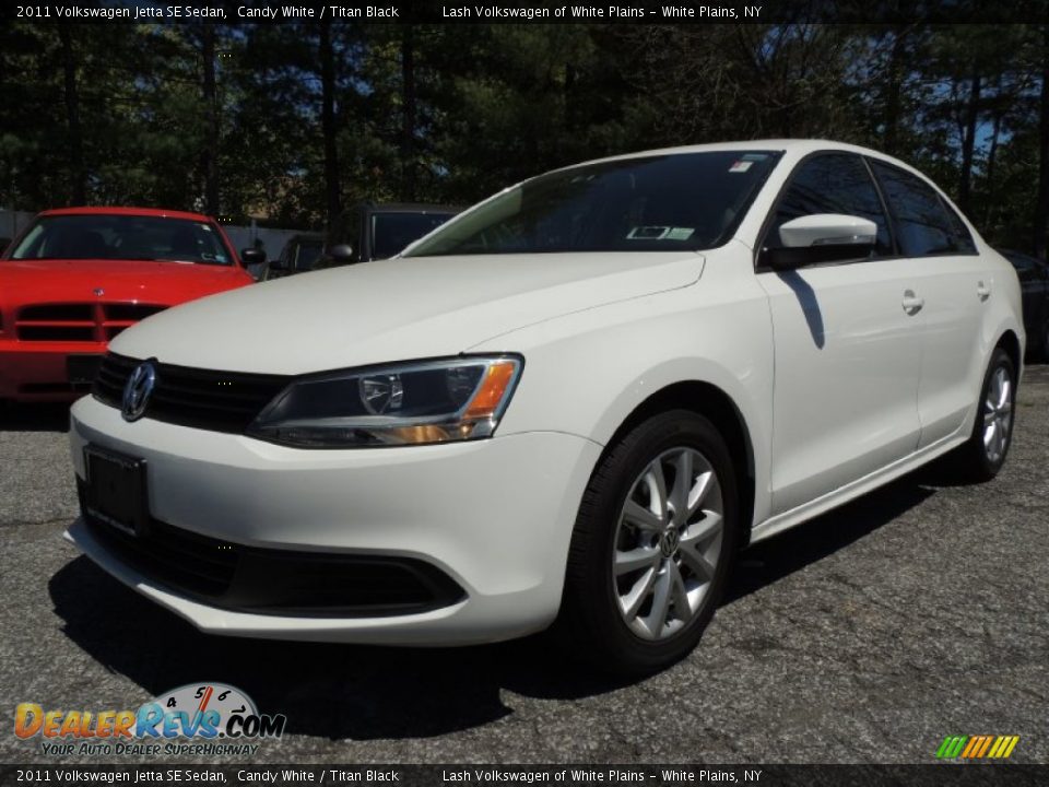 2011 Volkswagen Jetta SE Sedan Candy White / Titan Black Photo #1