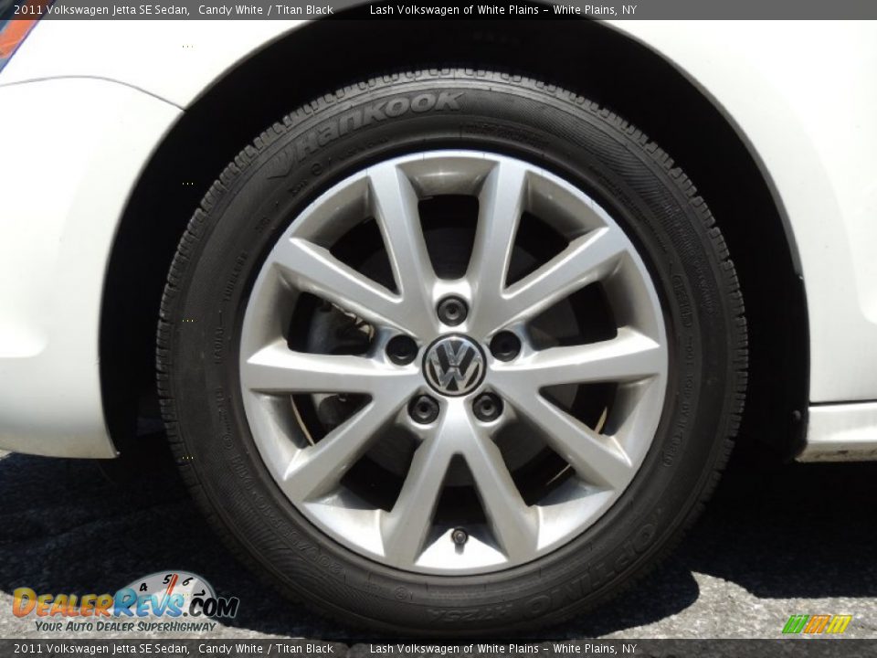2011 Volkswagen Jetta SE Sedan Candy White / Titan Black Photo #3