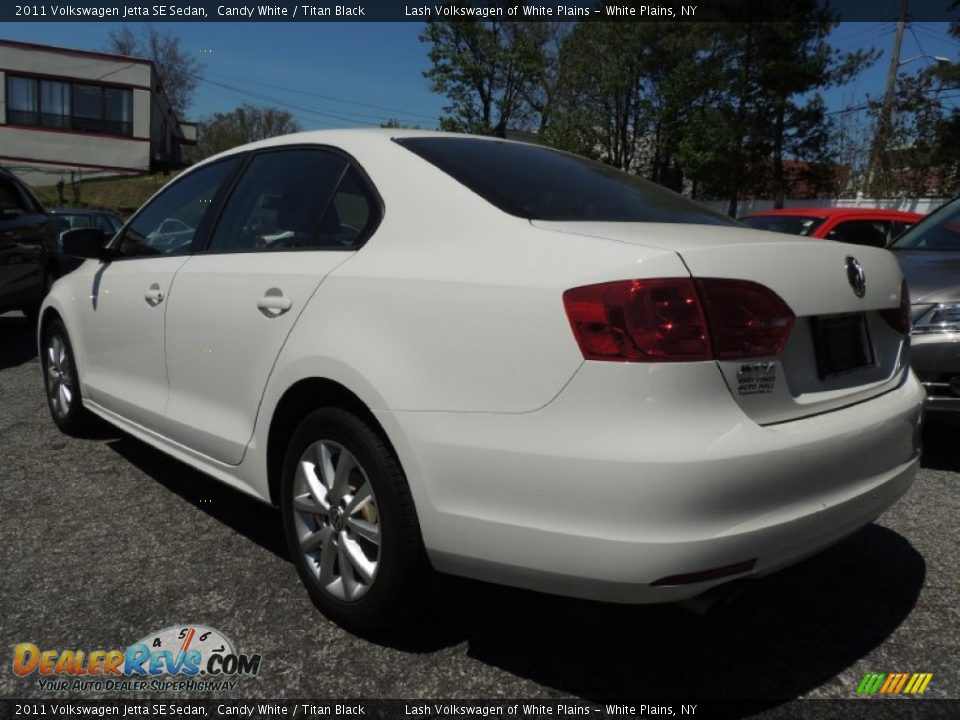 2011 Volkswagen Jetta SE Sedan Candy White / Titan Black Photo #5