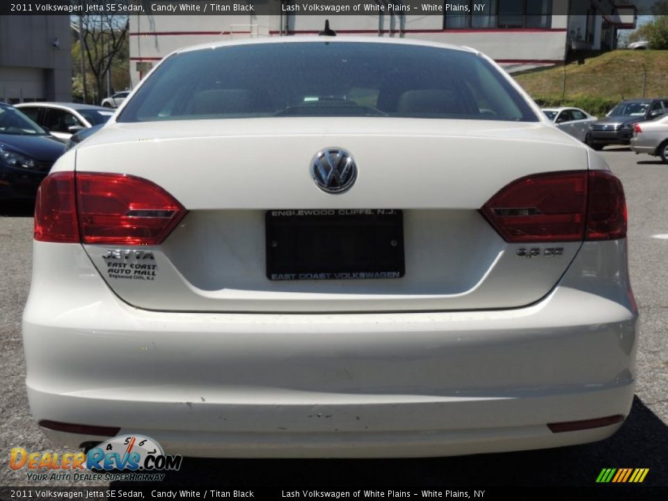 2011 Volkswagen Jetta SE Sedan Candy White / Titan Black Photo #6