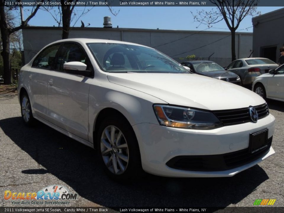 2011 Volkswagen Jetta SE Sedan Candy White / Titan Black Photo #8