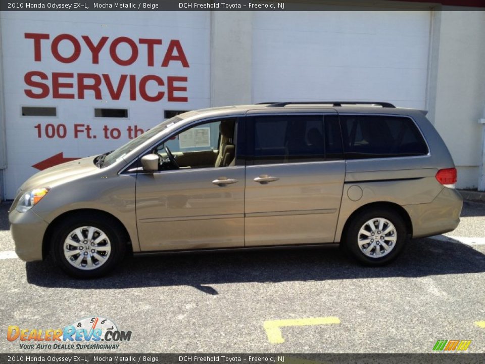 2010 Honda Odyssey EX-L Mocha Metallic / Beige Photo #3