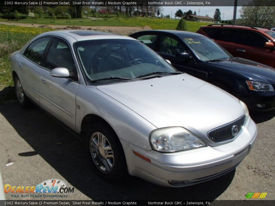 2002 Mercury Sable LS Premium Sedan Silver Frost Metallic / Medium Graphite Photo #1