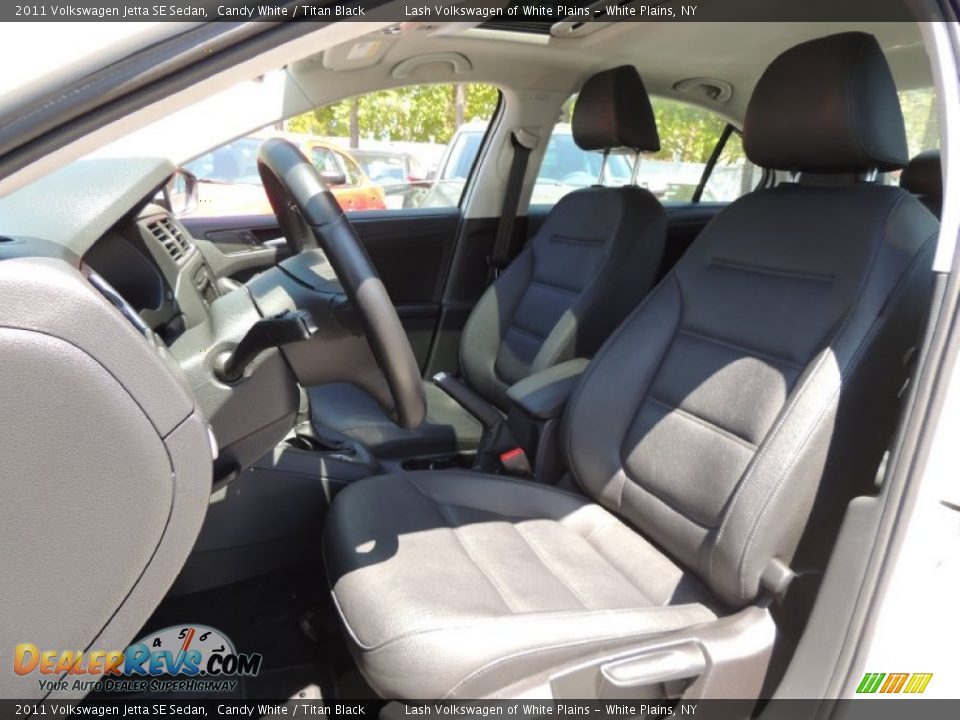 2011 Volkswagen Jetta SE Sedan Candy White / Titan Black Photo #15