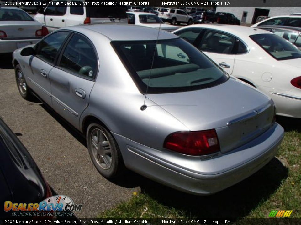 2002 Mercury Sable LS Premium Sedan Silver Frost Metallic / Medium Graphite Photo #4