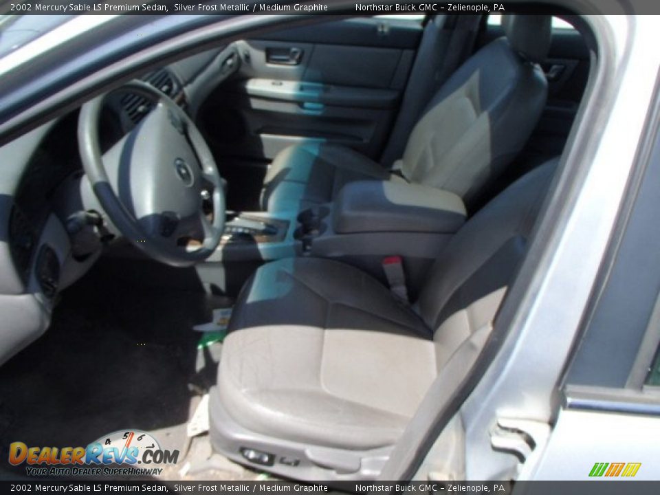 2002 Mercury Sable LS Premium Sedan Silver Frost Metallic / Medium Graphite Photo #8