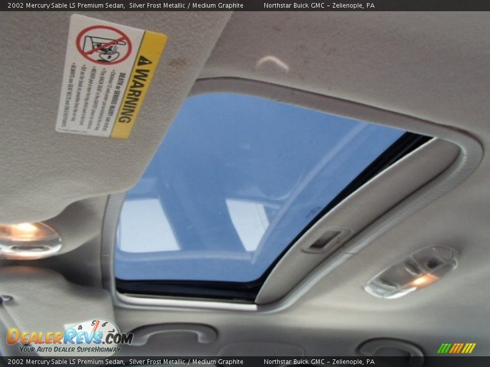 2002 Mercury Sable LS Premium Sedan Silver Frost Metallic / Medium Graphite Photo #10
