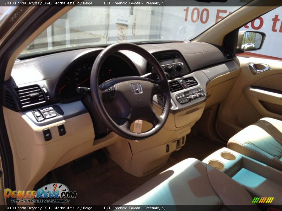 2010 Honda Odyssey EX-L Mocha Metallic / Beige Photo #14