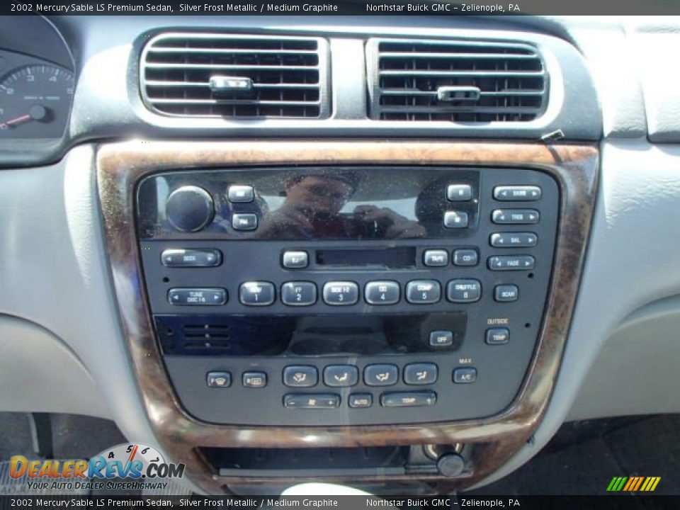 2002 Mercury Sable LS Premium Sedan Silver Frost Metallic / Medium Graphite Photo #11