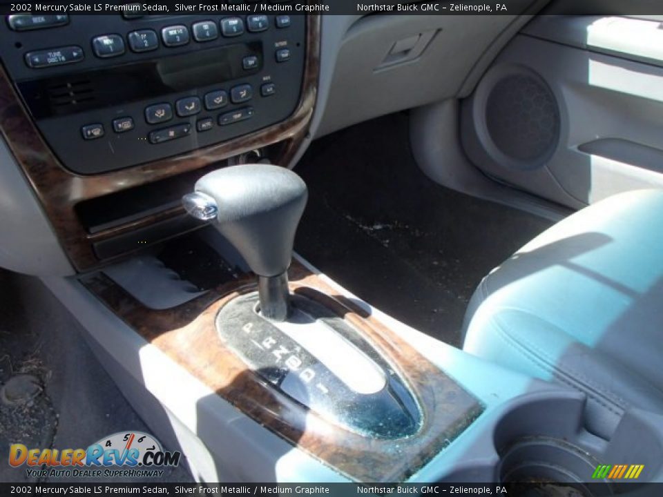 2002 Mercury Sable LS Premium Sedan Silver Frost Metallic / Medium Graphite Photo #12