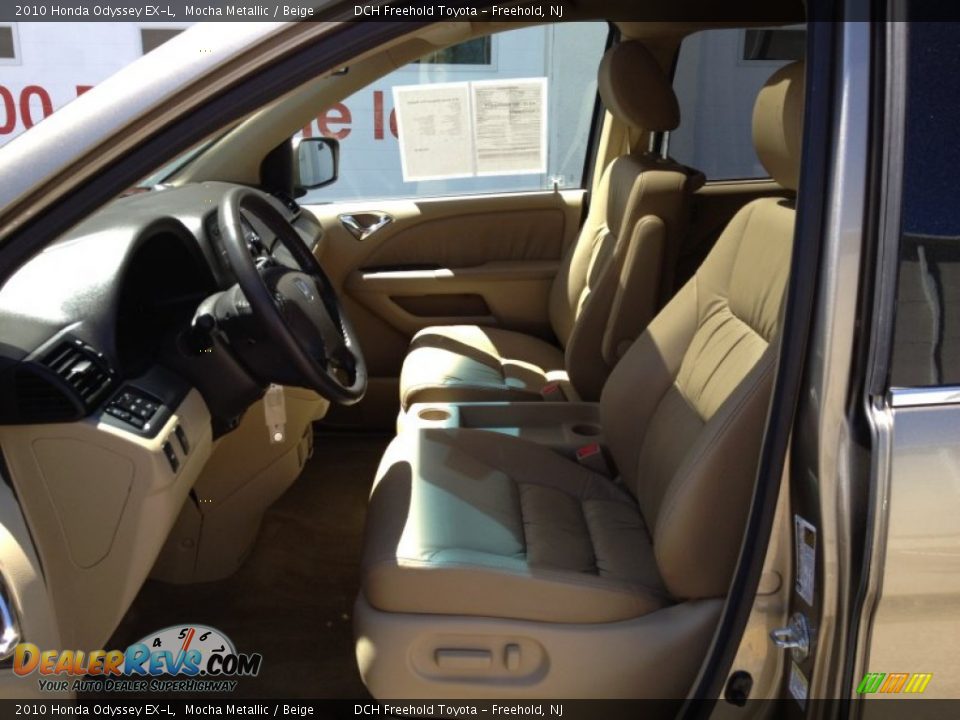 2010 Honda Odyssey EX-L Mocha Metallic / Beige Photo #15