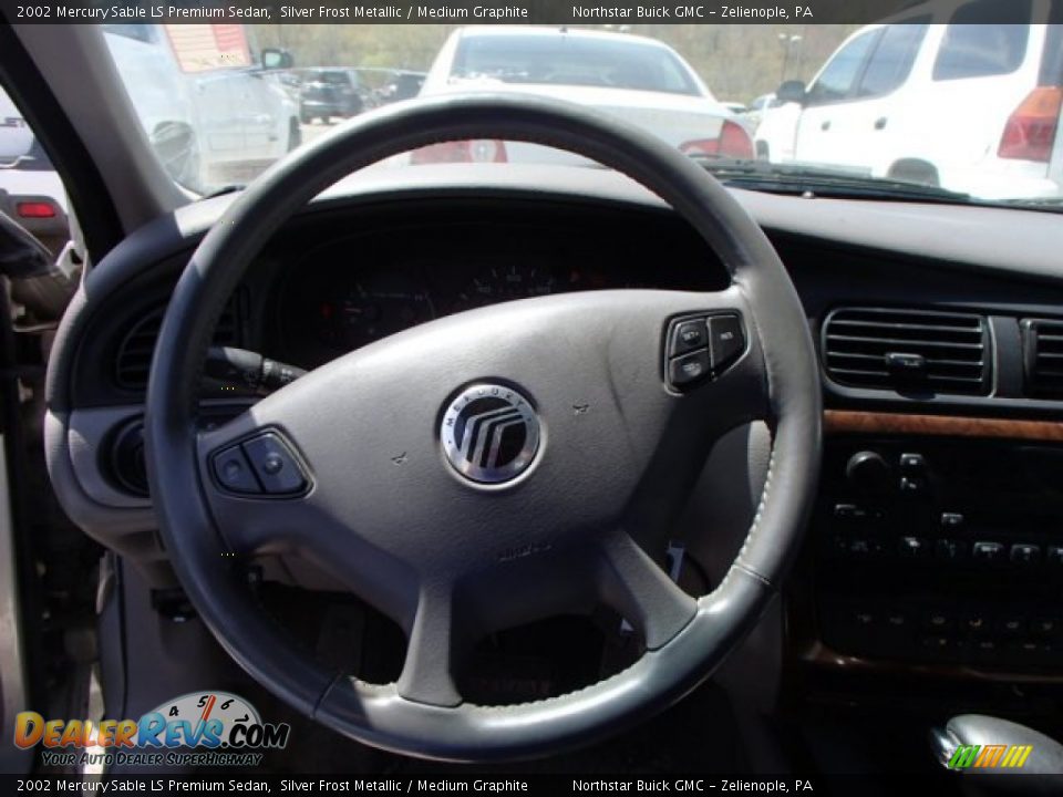 2002 Mercury Sable LS Premium Sedan Silver Frost Metallic / Medium Graphite Photo #13