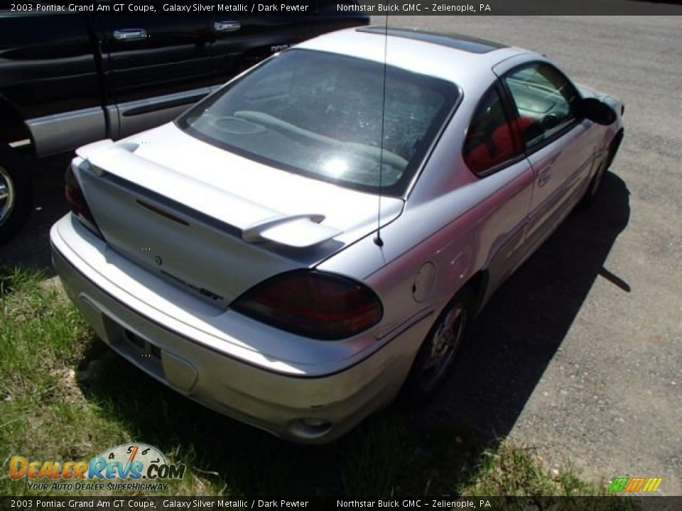 2003 Pontiac Grand Am GT Coupe Galaxy Silver Metallic / Dark Pewter Photo #6