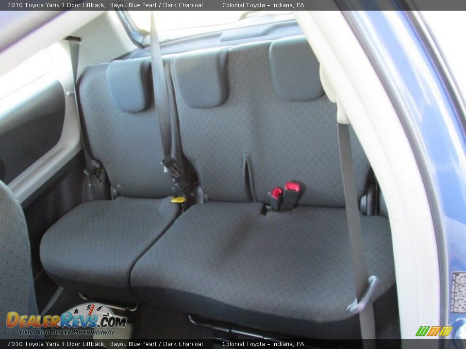 2010 Toyota Yaris 3 Door Liftback Bayou Blue Pearl / Dark Charcoal Photo #11