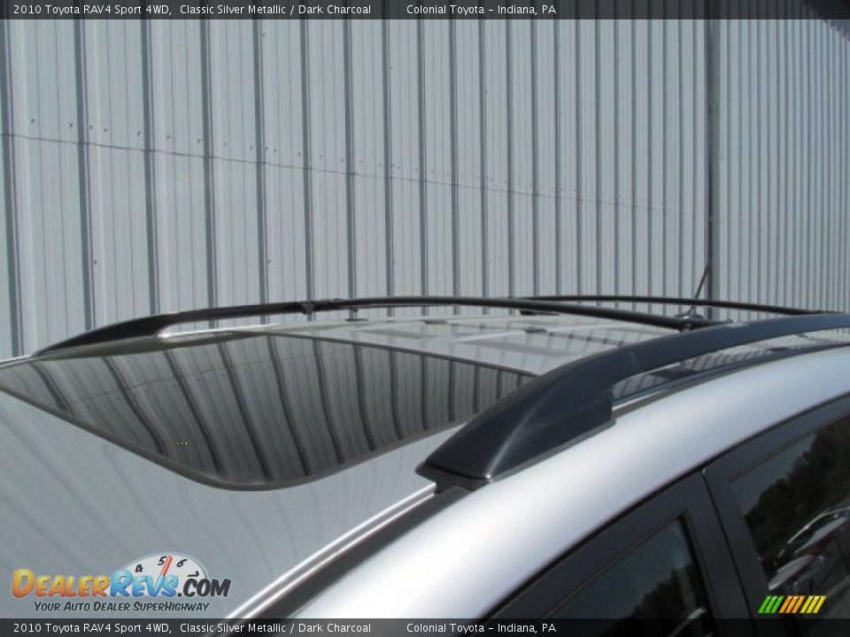 2010 Toyota RAV4 Sport 4WD Classic Silver Metallic / Dark Charcoal Photo #4