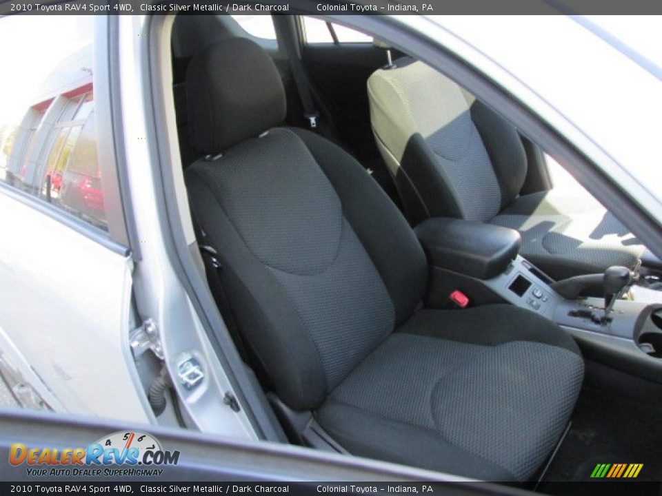 2010 Toyota RAV4 Sport 4WD Classic Silver Metallic / Dark Charcoal Photo #10