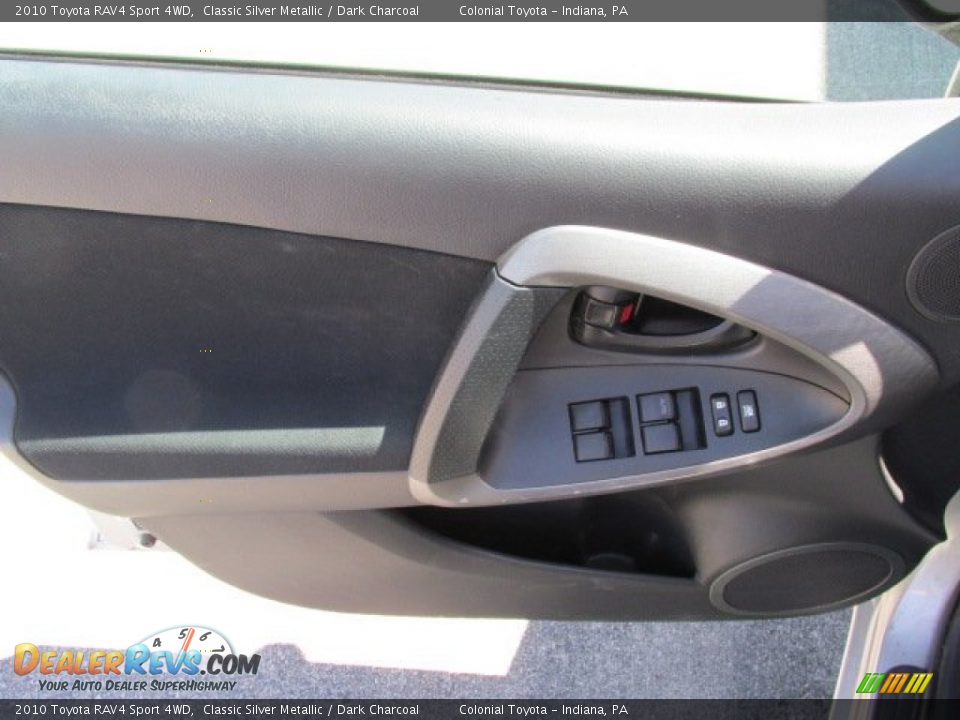 2010 Toyota RAV4 Sport 4WD Classic Silver Metallic / Dark Charcoal Photo #12