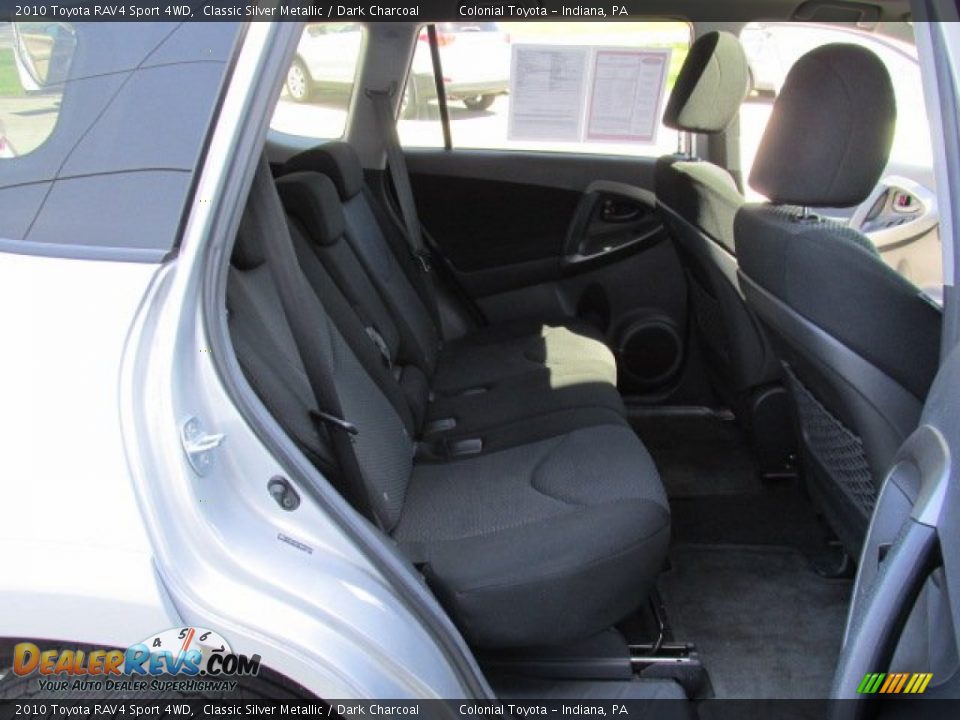 2010 Toyota RAV4 Sport 4WD Classic Silver Metallic / Dark Charcoal Photo #16