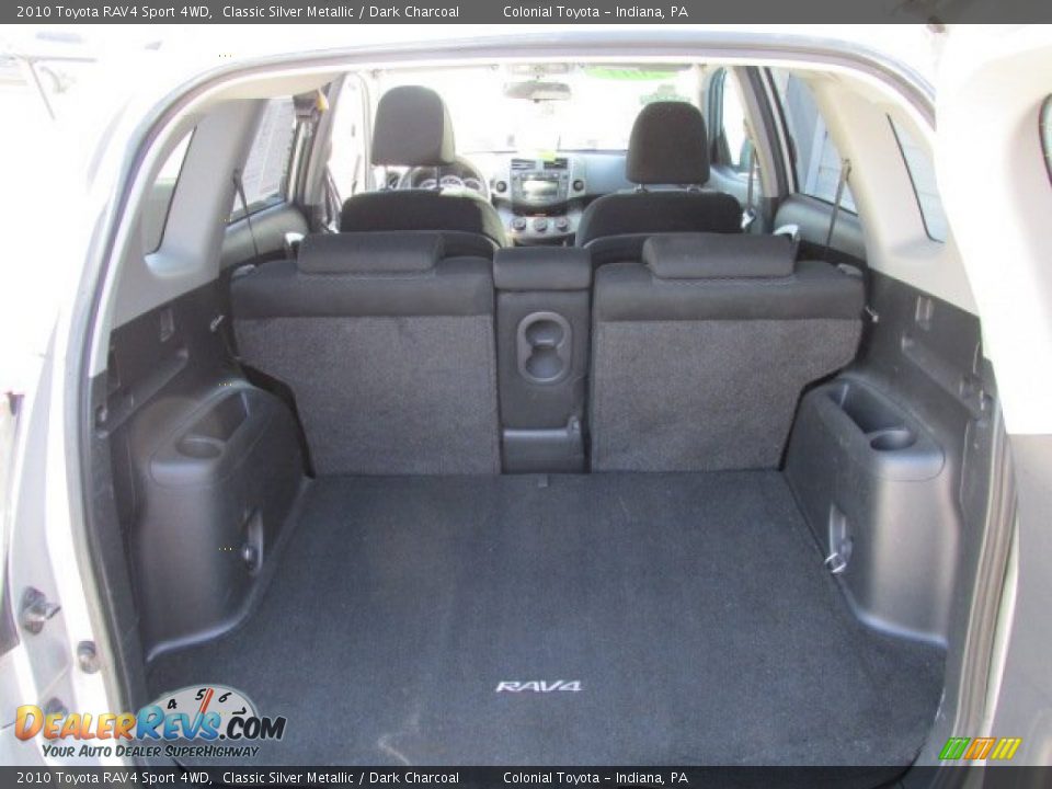 2010 Toyota RAV4 Sport 4WD Classic Silver Metallic / Dark Charcoal Photo #17