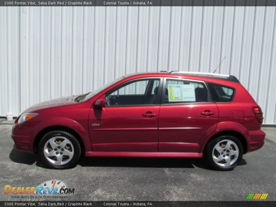 2006 Pontiac Vibe Salsa Dark Red / Graphite Black Photo #2