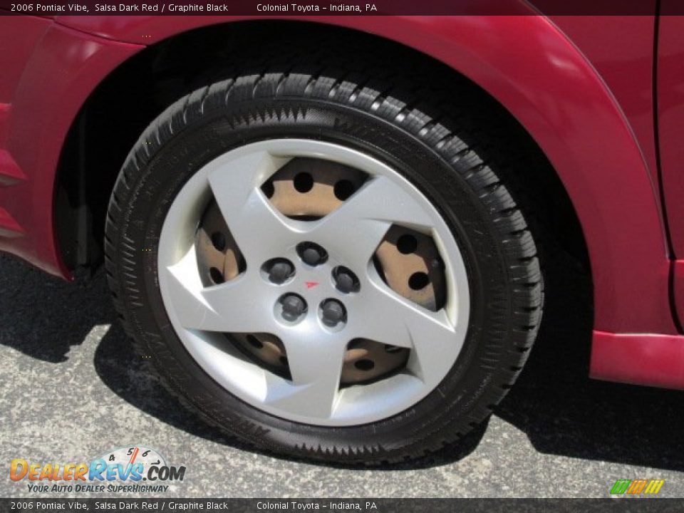 2006 Pontiac Vibe Salsa Dark Red / Graphite Black Photo #3