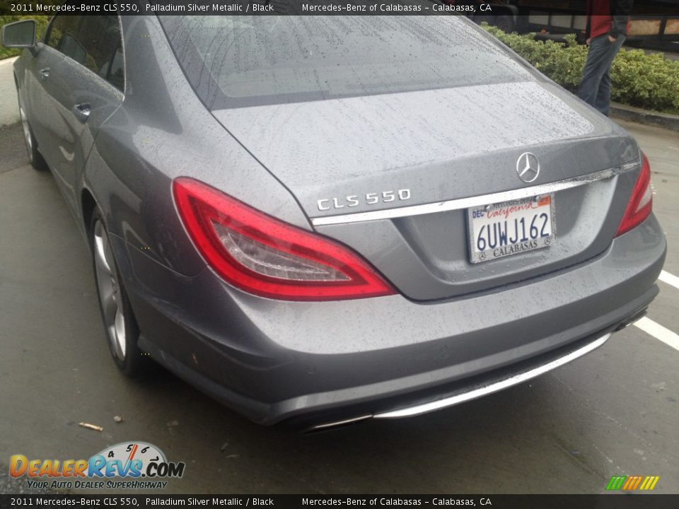 2011 Mercedes-Benz CLS 550 Palladium Silver Metallic / Black Photo #3