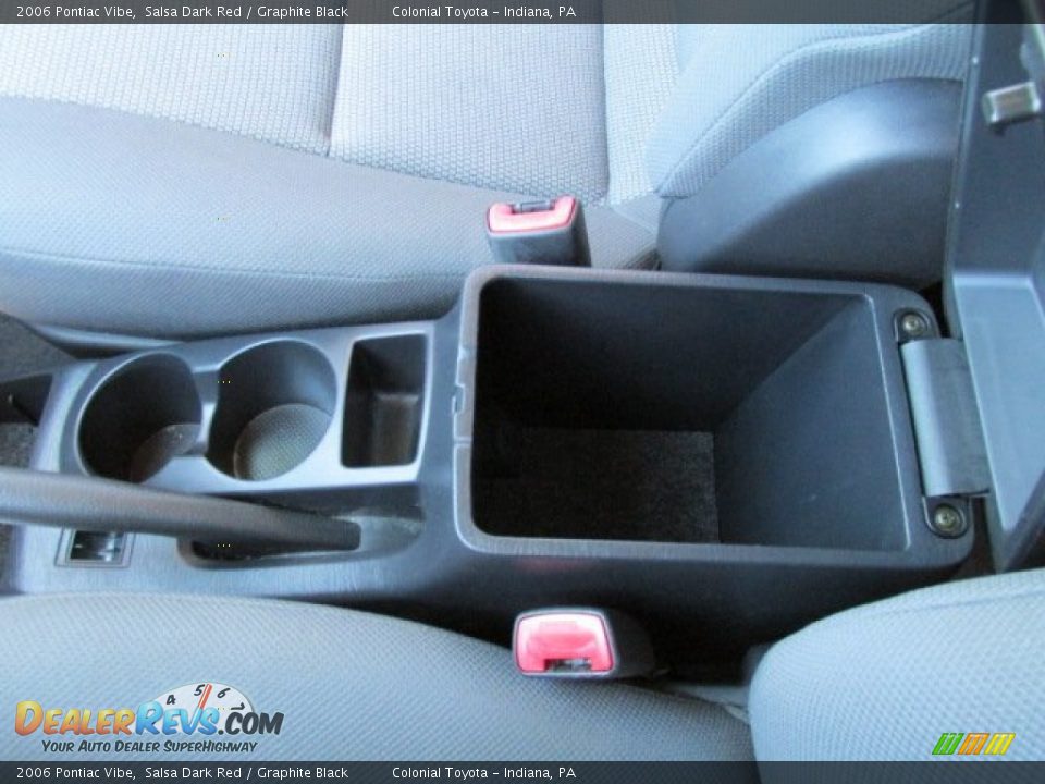 2006 Pontiac Vibe Salsa Dark Red / Graphite Black Photo #14