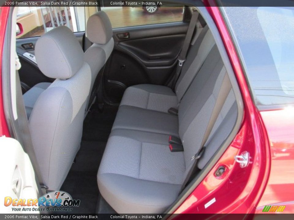 2006 Pontiac Vibe Salsa Dark Red / Graphite Black Photo #15