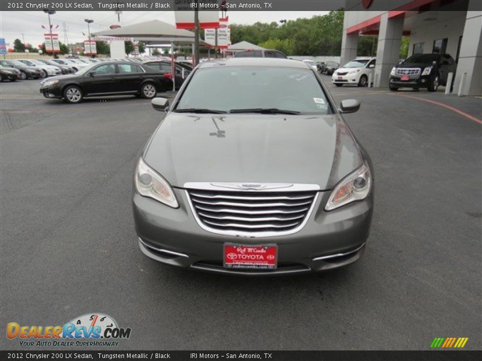 2012 Chrysler 200 LX Sedan Tungsten Metallic / Black Photo #2