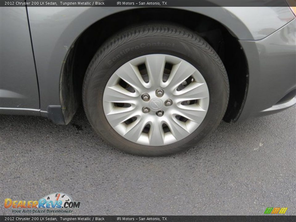2012 Chrysler 200 LX Sedan Tungsten Metallic / Black Photo #9