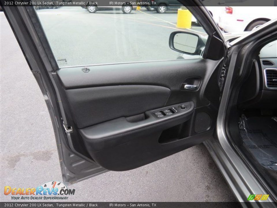 2012 Chrysler 200 LX Sedan Tungsten Metallic / Black Photo #10