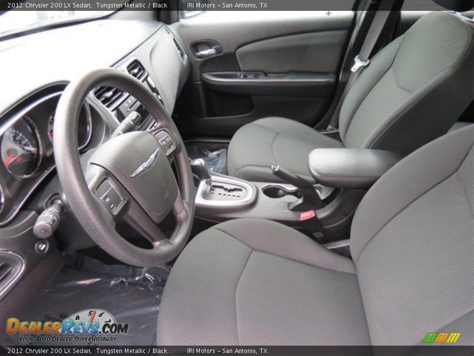 2012 Chrysler 200 LX Sedan Tungsten Metallic / Black Photo #11
