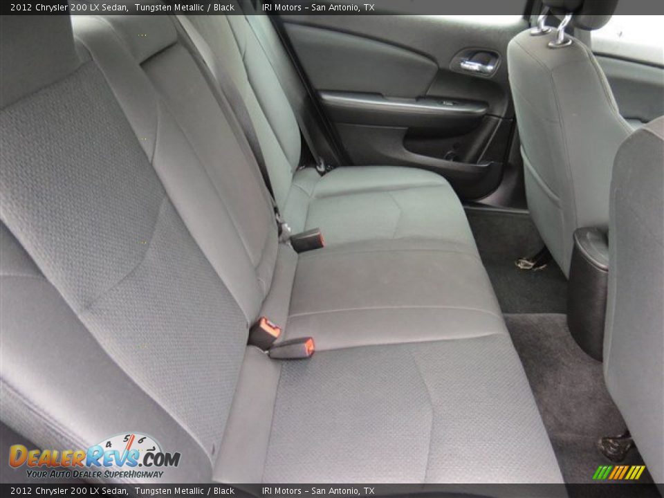 2012 Chrysler 200 LX Sedan Tungsten Metallic / Black Photo #14