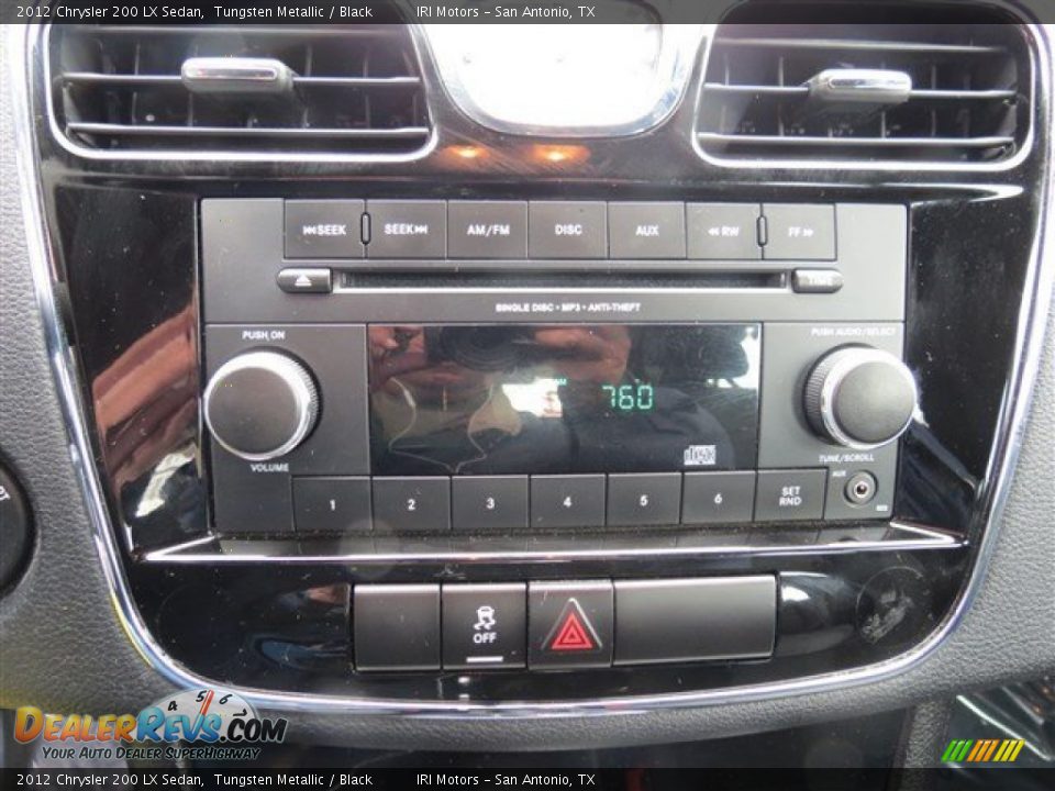 2012 Chrysler 200 LX Sedan Tungsten Metallic / Black Photo #15