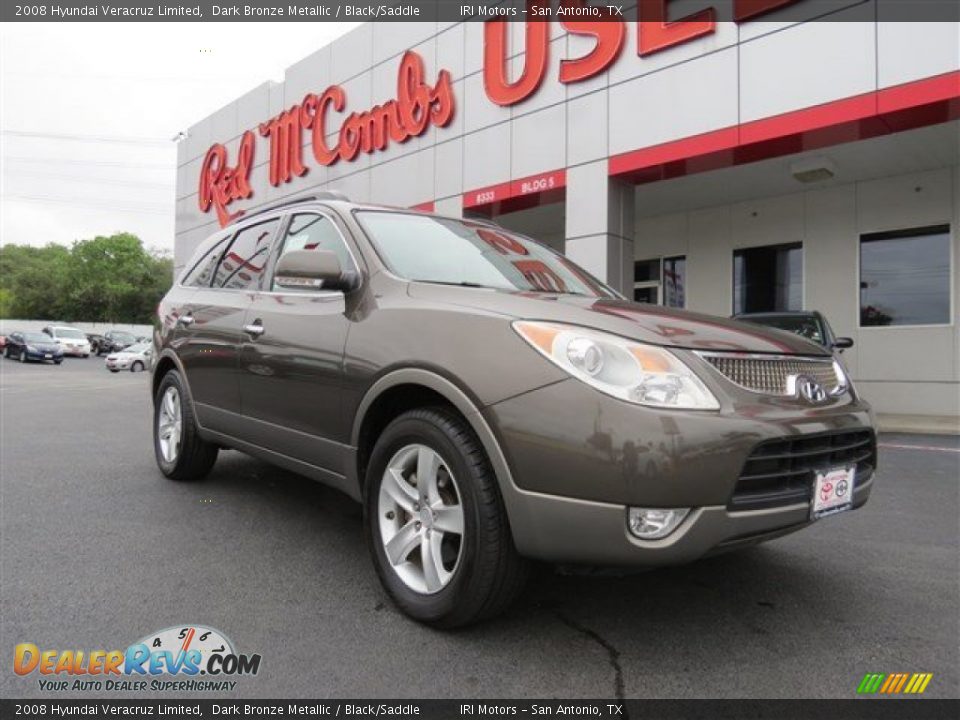 2008 Hyundai Veracruz Limited Dark Bronze Metallic / Black/Saddle Photo #1