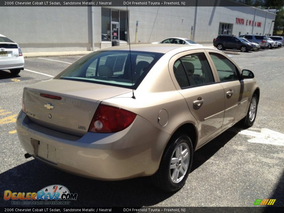 2006 Chevrolet Cobalt LT Sedan Sandstone Metallic / Neutral Photo #6