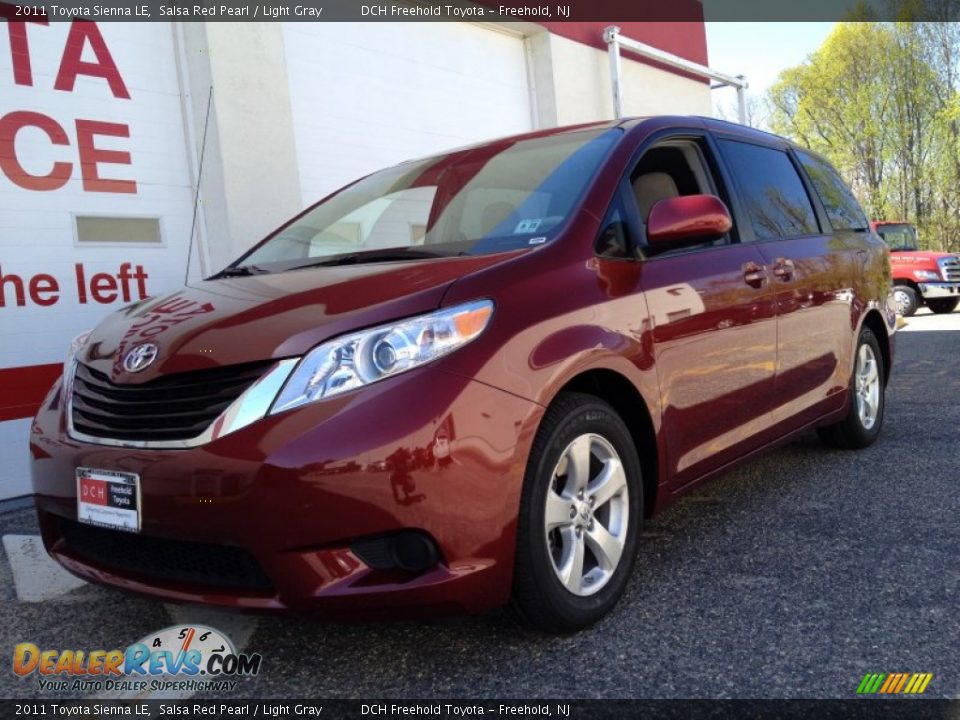 2011 Toyota Sienna LE Salsa Red Pearl / Light Gray Photo #1