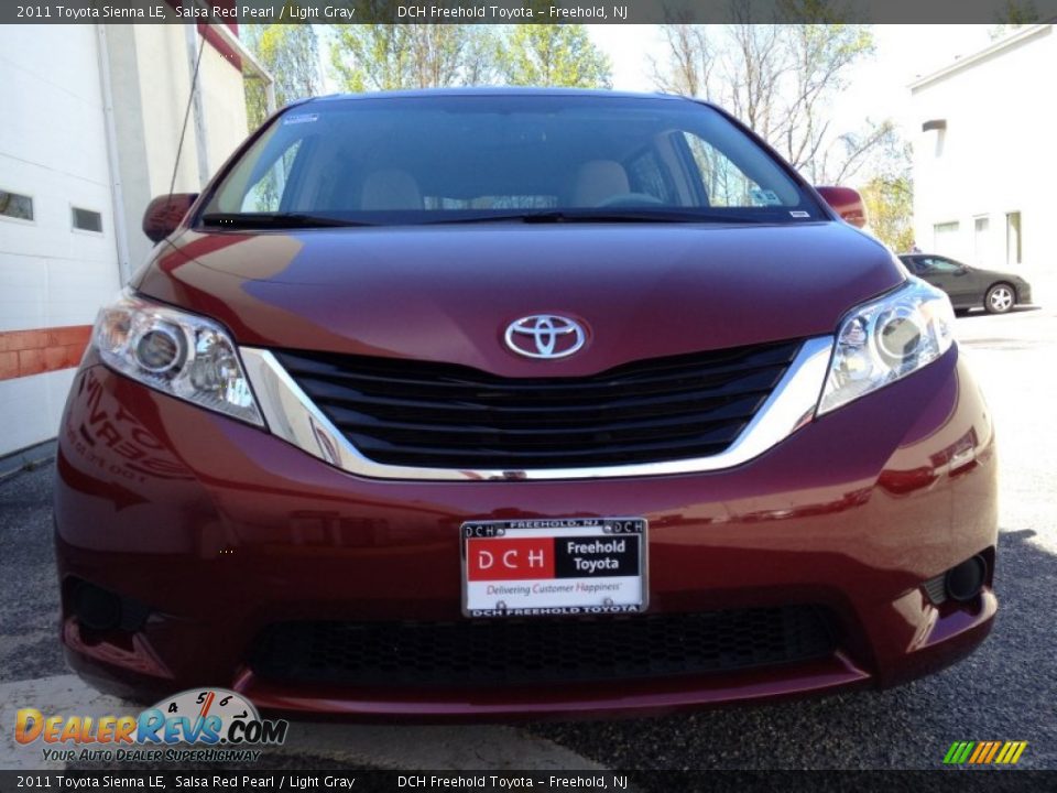 2011 Toyota Sienna LE Salsa Red Pearl / Light Gray Photo #2