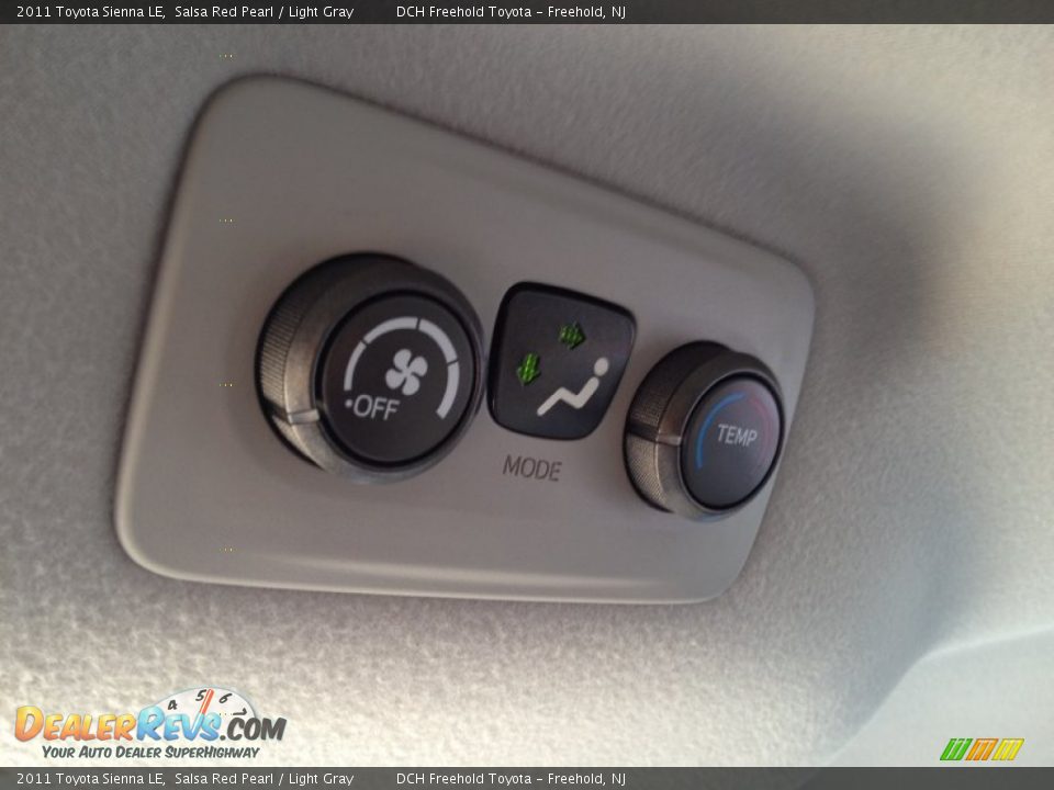 2011 Toyota Sienna LE Salsa Red Pearl / Light Gray Photo #11