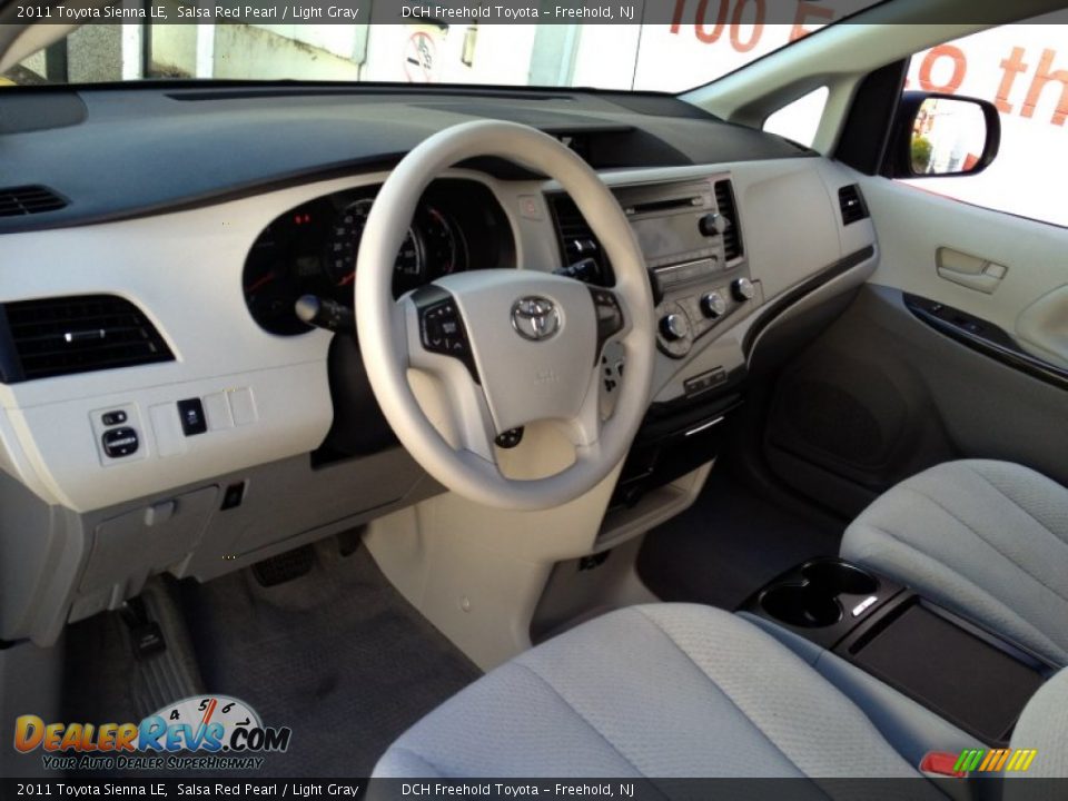 2011 Toyota Sienna LE Salsa Red Pearl / Light Gray Photo #14