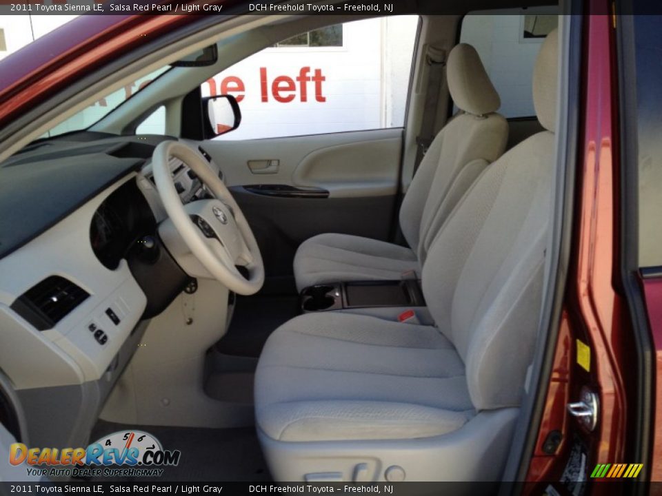 2011 Toyota Sienna LE Salsa Red Pearl / Light Gray Photo #15