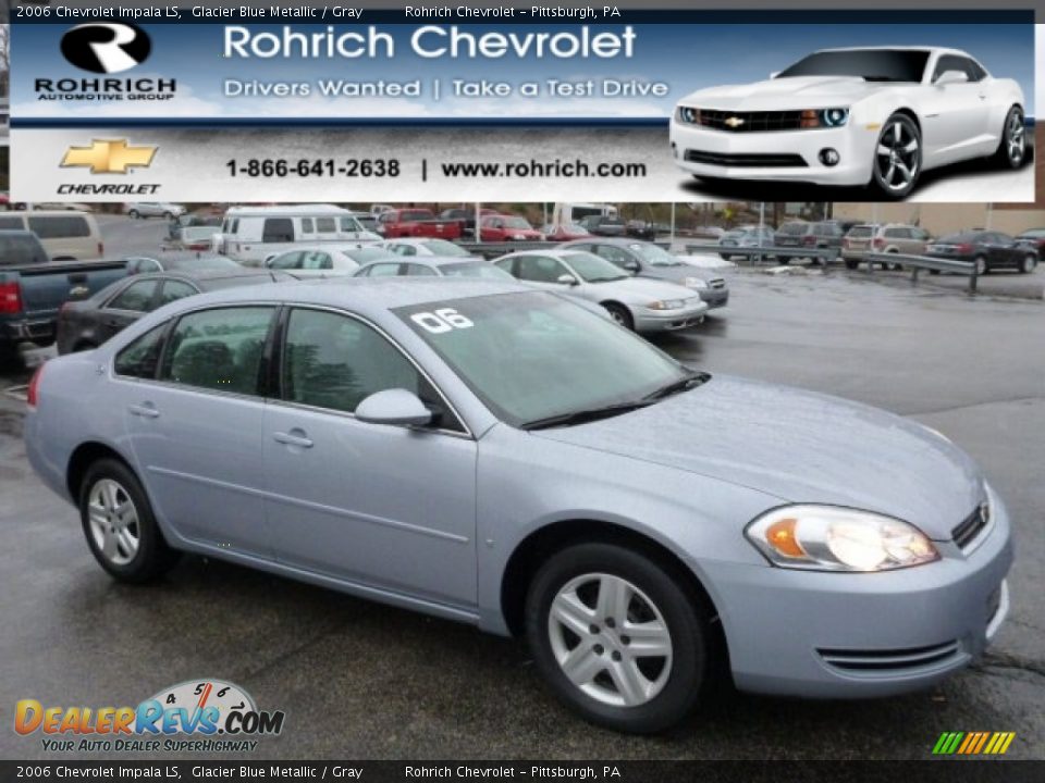 2006 Chevrolet Impala LS Glacier Blue Metallic / Gray Photo #1